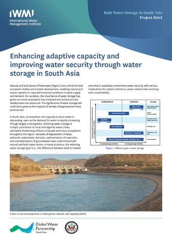Enhancing adaptive capacity and improving water security through water ...