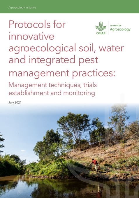 thumbnail of Protocols for innovative agroecological soil, water and integrated pest management practices: Management techniques, trials establishment and monitoring