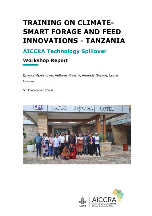 thumbnail of Training on climate-smart forage and feed innovations - Tanzania