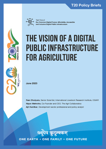 The vision of a digital public infrastructure for agriculture