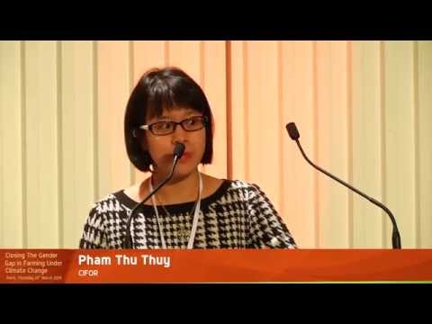 Pham Thu Thuy on Gender and women's participation in REDD+