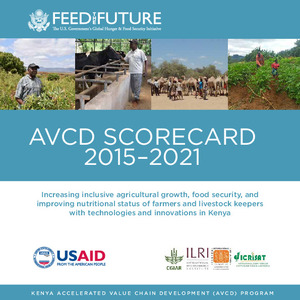 Kenya Accelerated Value Chain Development (AVCD) program scorecard 2015–21