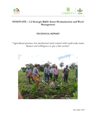 Agricultural Practices For Mechanical Weed Control With Small-scale ...